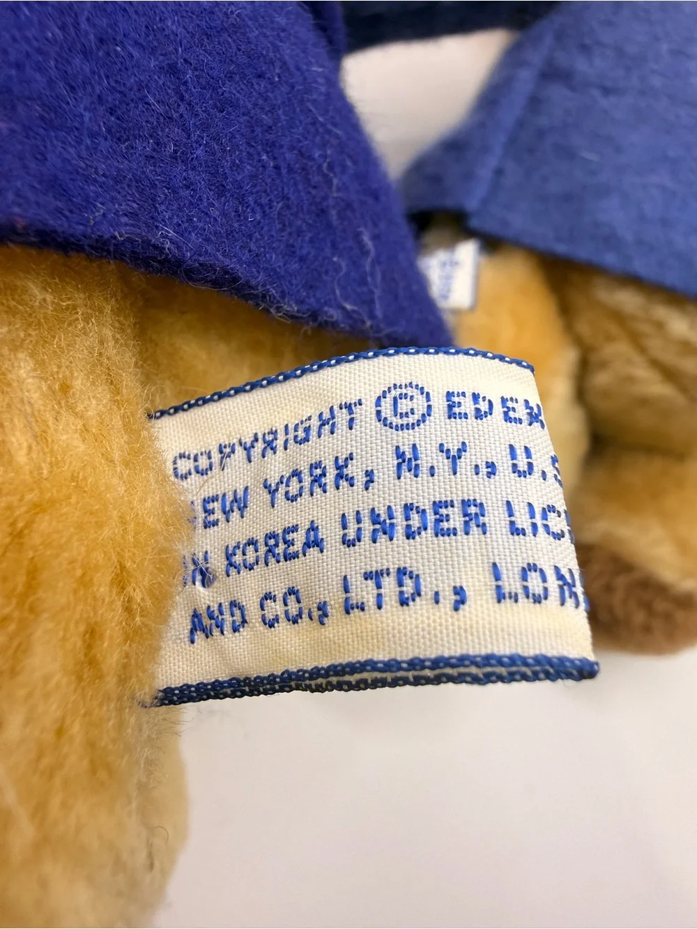 2 Paddington Bear Plushy 1981 Eden Toys 10